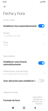 Pulsa la tecla de inicio para terminar y regresar a la pantalla de inicio.