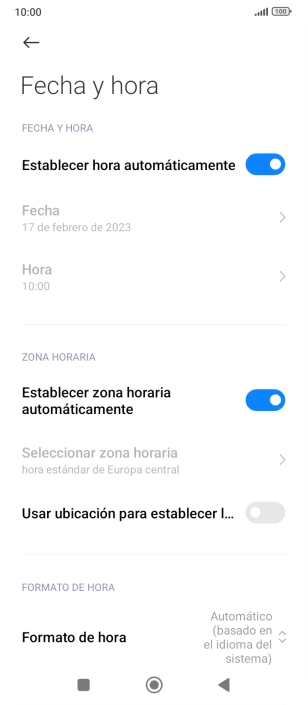 Pulsa la tecla de inicio para terminar y regresar a la pantalla de inicio.