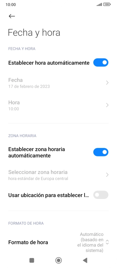 Pulsa la tecla de inicio para terminar y regresar a la pantalla de inicio.