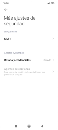 Pulsa el nombre de la tarjeta SIM.