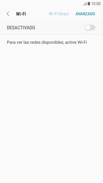 Pulsa el indicador para activar la función.