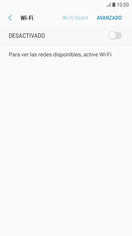 Pulsa el indicador para activar la función.