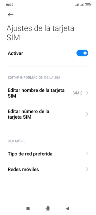 Pulsa el indicador junto a 
