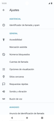 Pulsa Buzón de voz.