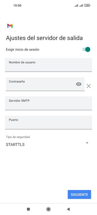 Pulsa el indicador junto a 