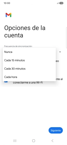 Pulsa el ajuste deseado.