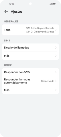Pulsa Desvío de llamadas.