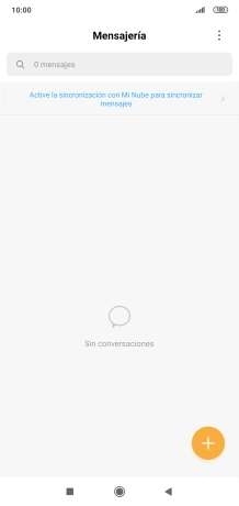 Pulsa el icono de nuevo mensaje.