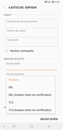 Pulsa Ninguna para desactivar la función.