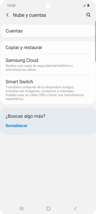 Pulsa Cuentas.