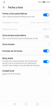 Pulsa el indicador junto a 