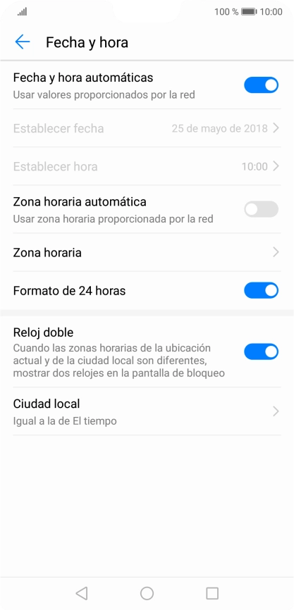 Pulsa el indicador junto a 