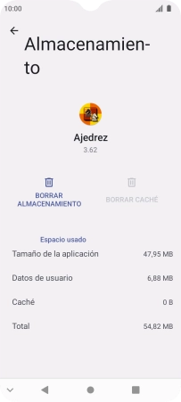 Pulsa la tecla de inicio para terminar y regresar a la pantalla de inicio.