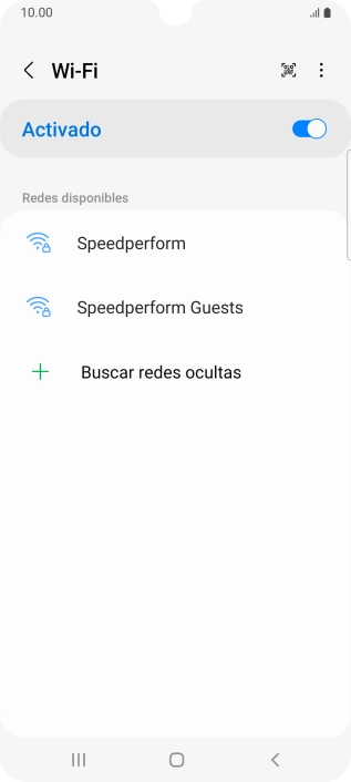 Pulsa el icono de menú.