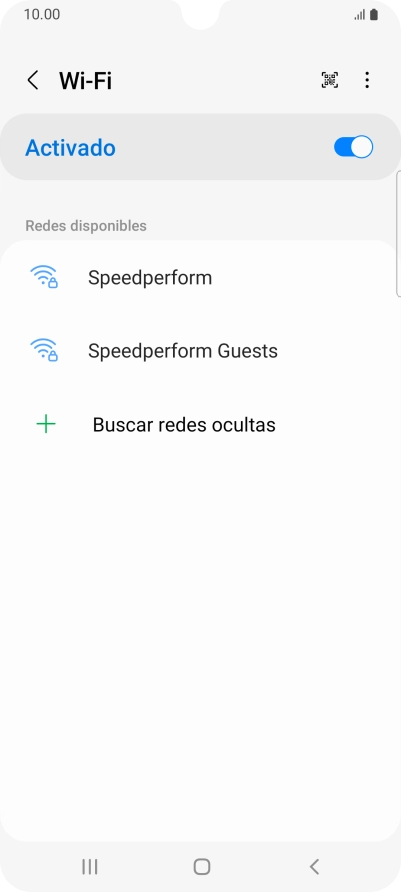 Pulsa el icono de menú.