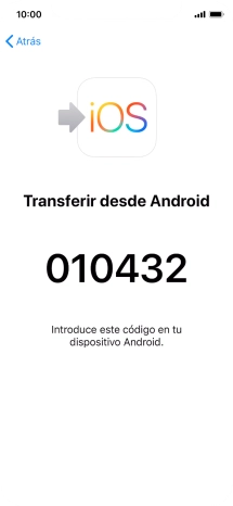Seguir las indicaciones de la pantalla y de la app 