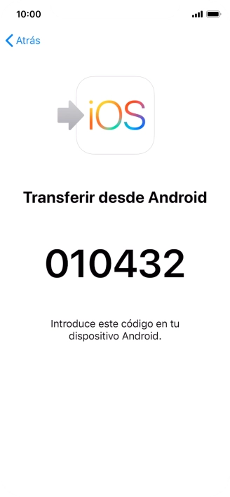 Seguir las indicaciones de la pantalla y de la app 