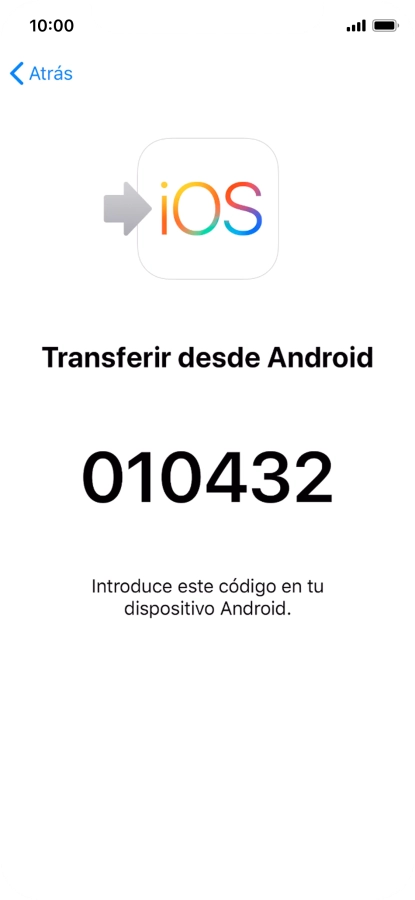 Seguir las indicaciones de la pantalla y de la app 