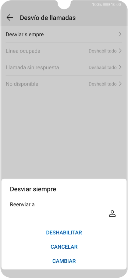Pulsa DESHABILITAR.