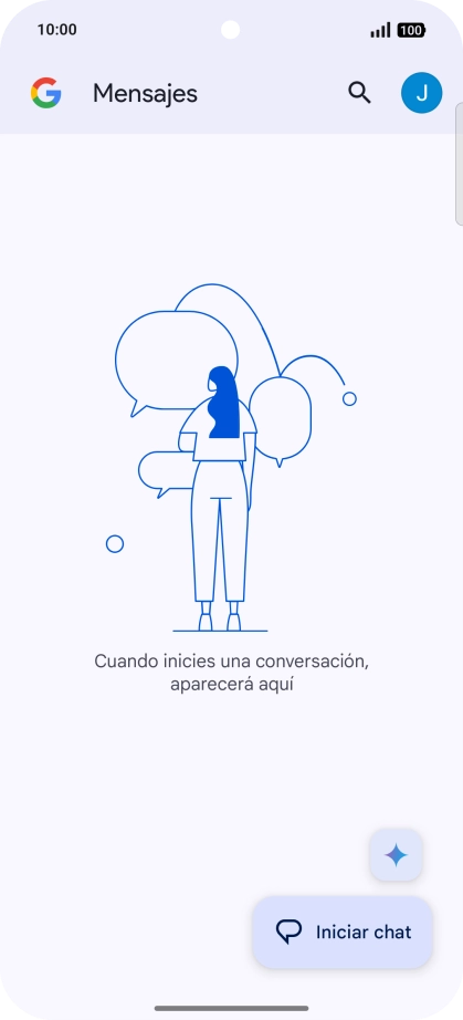 Pulsa el icono de perfil.