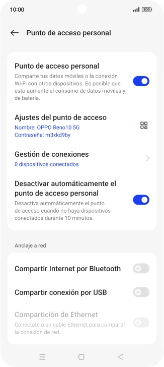 Pulsa la tecla de inicio para terminar y regresar a la pantalla de inicio.