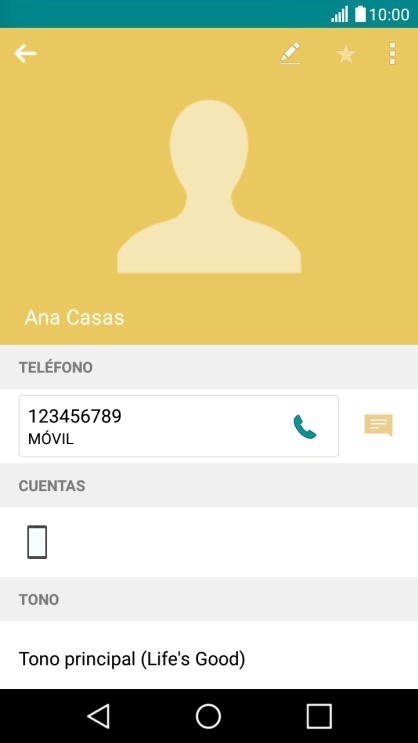 Pulsa la tecla de inicio para terminar y regresar a la pantalla de inicio.