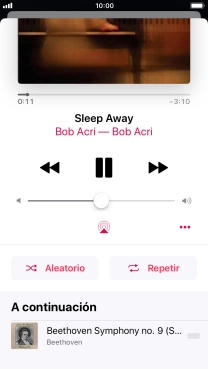 Pulsa Aleatorio para activar o desactivar la función.