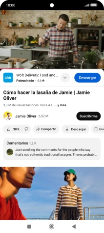 Pulsa la tecla de inicio durante unos instantes para activar Gemini.