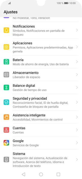 Pulsa Seguridad y privacidad.