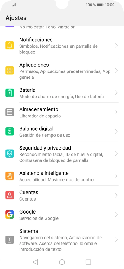 Pulsa Seguridad y privacidad.