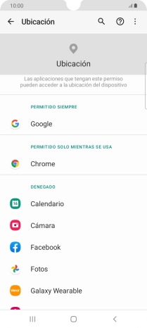 Pulsa la app deseada.