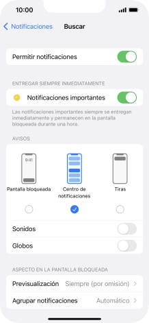Pulsa el indicador junto a 