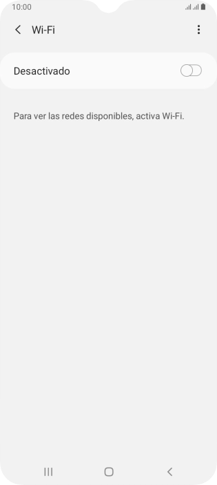 Pulsa el indicador para activar la función.