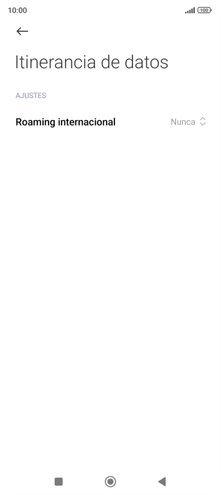 Pulsa Roaming internacional.