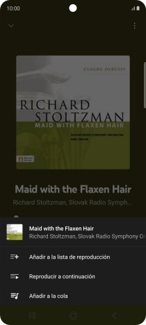 Pulsa Añadir a la lista de reproducción.