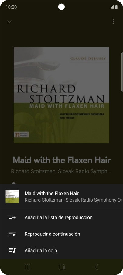 Pulsa Añadir a la lista de reproducción.