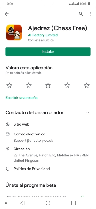 Pulsa la tecla de inicio para terminar y regresar a la pantalla de inicio.