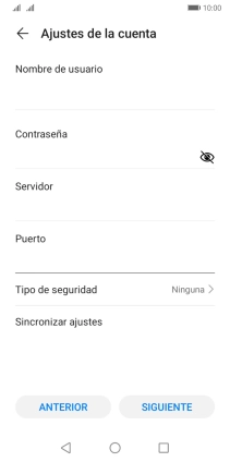 Pulsa Tipo de seguridad.