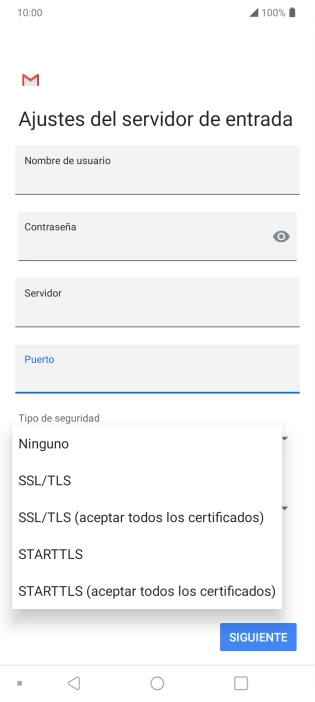 Pulsa Ninguno.