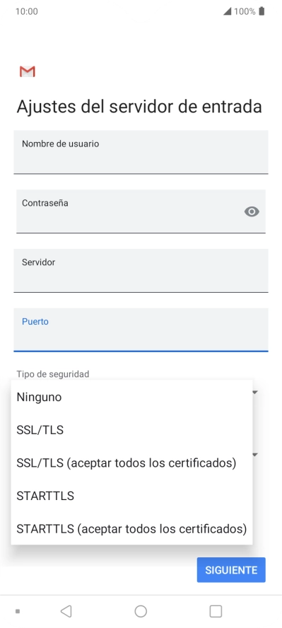 Pulsa Ninguno.