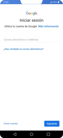 Si no tienes una cuenta de Google, pulsa Crear cuenta y sigue las indicaciones de la pantalla para ver cómo crear una cuenta nueva.