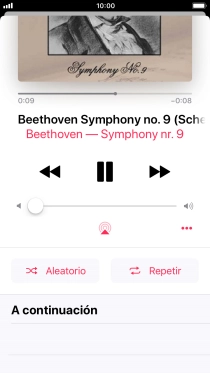 Pulsa Aleatorio para activar o desactivar la función.