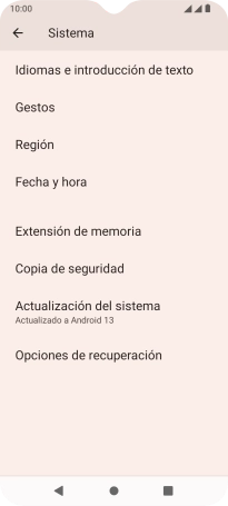 Pulsa Fecha y hora.