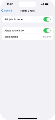 Desliza el dedo hacia arriba desde la parte inferior de la pantalla para terminar y volver a la pantalla de inicio.
