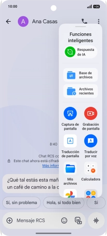 Pulsa Respuesta de IA.