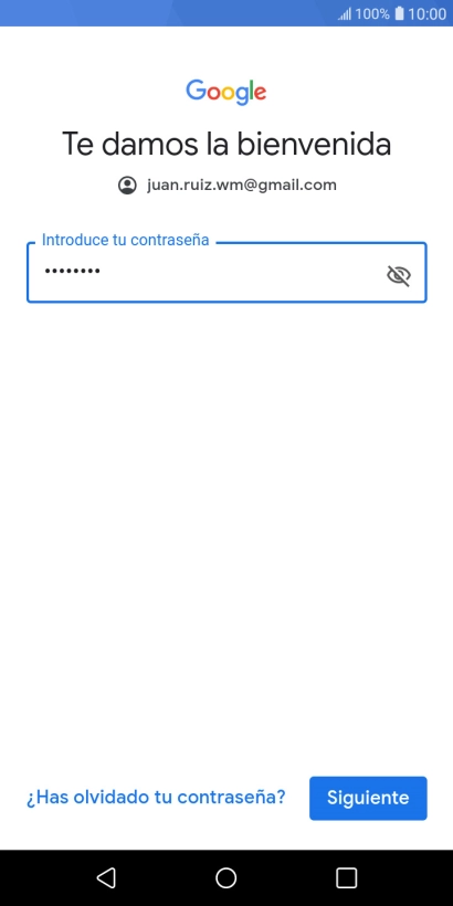 Pulsa Siguiente.