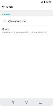 Pulsa Correo.