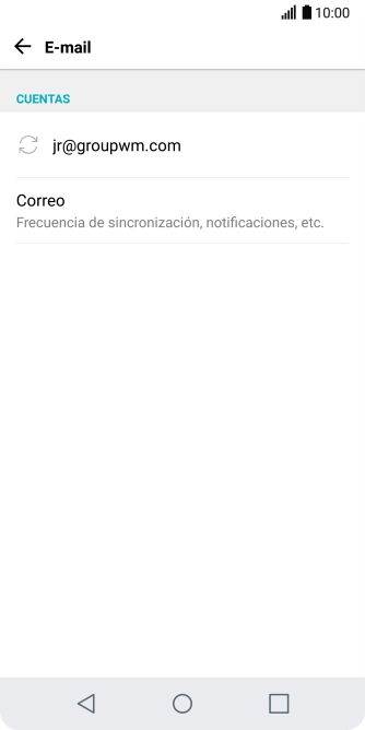 Pulsa Correo.