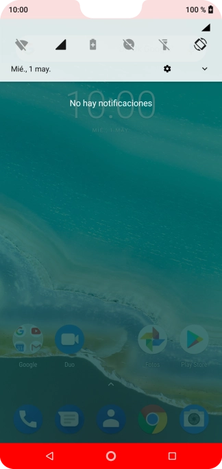 Pulsa la tecla de inicio para terminar y regresar a la pantalla de inicio.