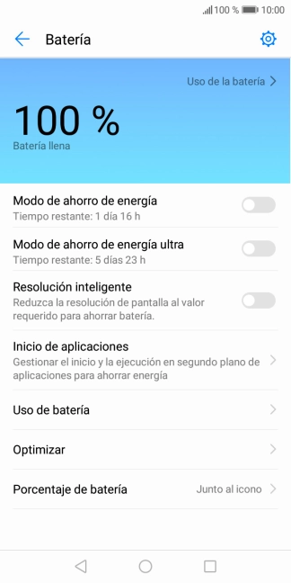Pulsa el ajuste deseado para activar la función.